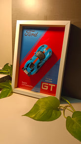 FORD GT - Riviera blue 7.5X10.5 in.